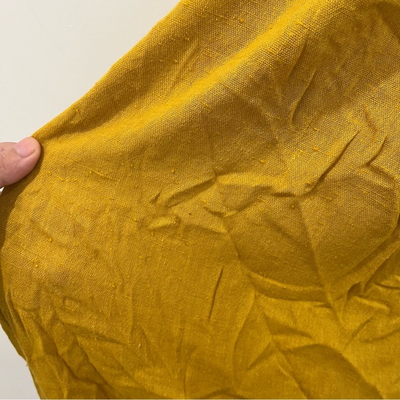 Free People Mustard Yellow Sundown Wrap Maxi Skirt L - Picture 4 of 9